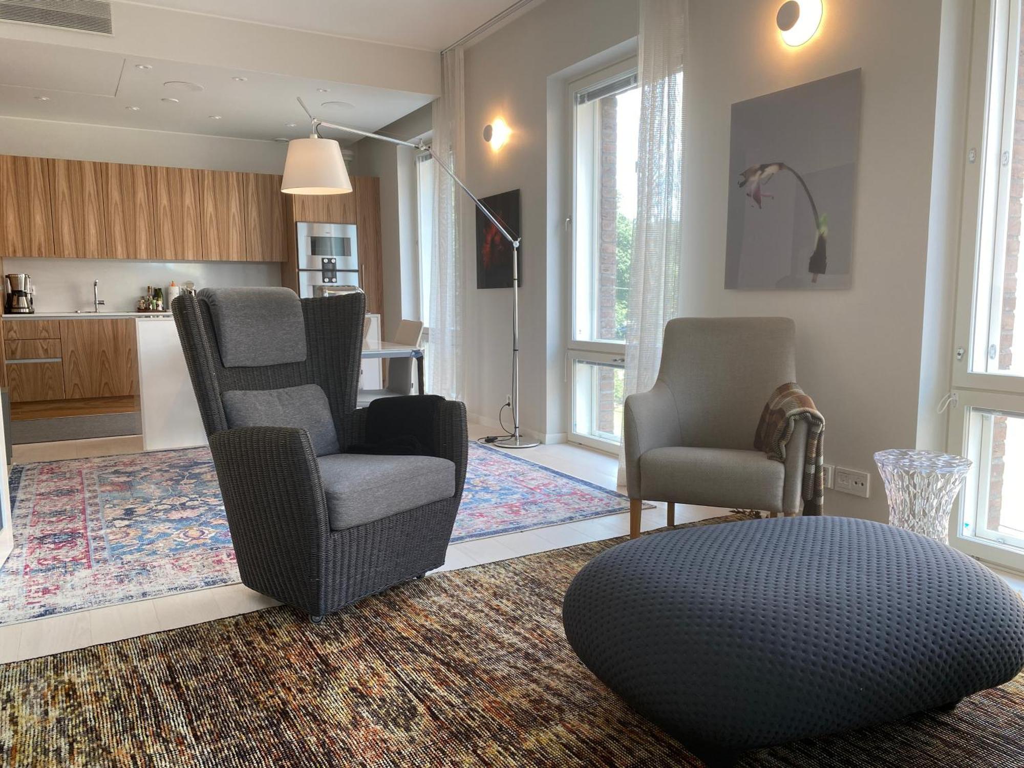 Luxury City Seafront Apartment With Balcony 헬싱키 외부 사진